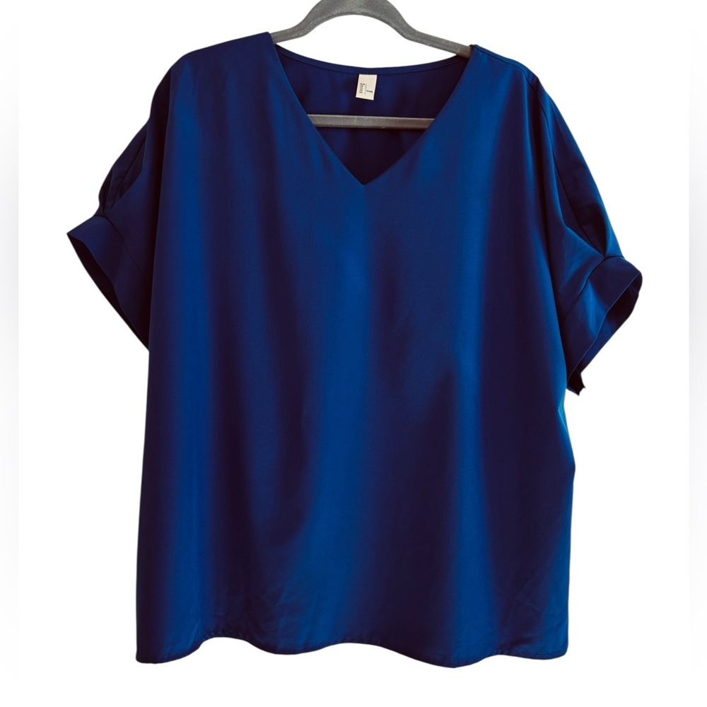 Chic Cobalt Blue Women's Blouse